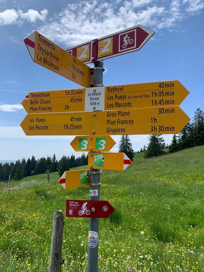 Boutique Hotel Corbetta - Spa 60M2 - La Montagne A 5 Minutes De L'Autoroute A12 Aux Paccots Sur Montreux - Nouveau Loft Familial - Profitez Du Lac Leman Et Des Montagnes En Meme Temps Les Paccots Extérieur photo