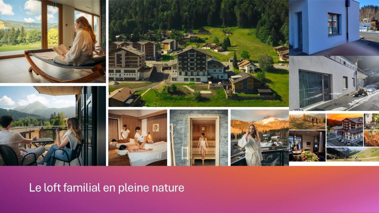 Boutique Hotel Corbetta - Spa 60M2 - La Montagne A 5 Minutes De L'Autoroute A12 Aux Paccots Sur Montreux - Nouveau Loft Familial - Profitez Du Lac Leman Et Des Montagnes En Meme Temps Les Paccots Extérieur photo